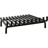Heibi handgeschmiedeter Feuerrost aus Schmiedeeisen schwarz 55/40x40x16 cm Feuerbock