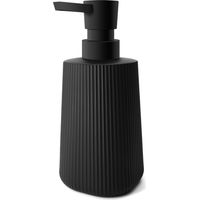 (Black - 1 Piece) Modern Soap Dispenser for Bathroom & Kitchen Glass Bathroom Soap Dispenser 250ml Bathroom Countertop