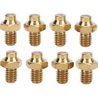 8 Vis en Titane pour Pédales de VTT, 8Pcs Boulons Antidérapants M4x5mm Dorés