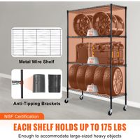 Estantería Esquinera GOPLUS De 4 Niveles – 100x80x180cm, Carga 720kg, Estantes Ajustables, Para Garaje O Almacén (Negro)