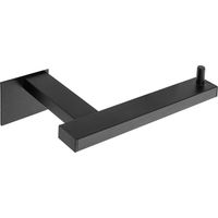 PORTARROLLOS DE PAPEL HIGIÉNICO NEGRO MATE 392599