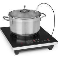 Klarstein Cook n Roll Placa de inducción 2000W temporizador 3h 10 niveles color negro