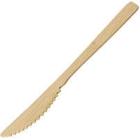 Couteaux en bambou 170 mm (lot de 50) - SIER DISPOSABLES