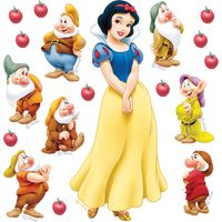 Sticker - Blanche-Neige Disney - 30x30 cm