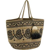 Sac Jute Indie Bootie Sac Shopping éco-chic Motif Bottine - Aubry Gaspard