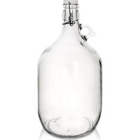 Bouteille avec clip, bonbonne en verre, 5 l