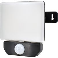Proyector LED LFX 10W - Natural White 4000K - 900lm - IP65 - Detector PIR - Negro