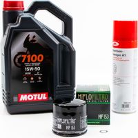 Kit Entretien Vidange pour DUCATI SCRAMBLER 800 de 2015 à 2016 - MOTUL 7100 15W50 4L