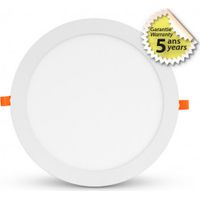 Plafonnier LED Blanc Ø175 12W 4000K - Garantie 5 ans Miidex Lighting®