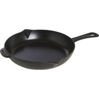 Staub Padella in Ghisa Smaltata 26 cm Nero Opaco Cucina