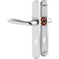 Poignée de porte intérieure - Verona - Hoppe Et Cie - Gris argent - Clé L - 195 mm
