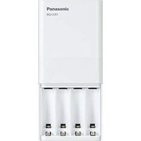 Panasonic BQ-CC87USB Eneloop Caricabatterie Rapido USB 1-4 Pile NiMH AA AAA con Porta USB per Dispositivi Mobili