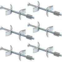 royaluxe -Raccord Plan de Travail - Connecteur de Meubles, 100 mm 6 pcs. - Joint Plan de Travail Cuisine - Vis Assemblage Meuble – Ferrure d'Assemblage - Solution Sûre et Stable