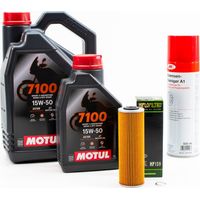 Kit Entretien Vidange pour DUCATI MULTISTRADA V4 S SPORT de 2021 à 2023 - MOTUL 7100 15W50 5L