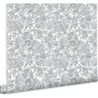 Laura Ashley Louise Vliestapete Slate Grey 10mx52cm