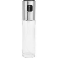 Bouteille d'assaisonnement, flacon pulvérisateur de 100 ml en verre ABS pour barbecue, sauce soja, réservoir de pulvérisation de vinaigre, flacon pulvérisateur d'assaisonnement liquide (argent)