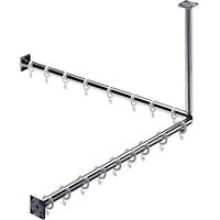 Set tenda doccia SYSTEM 2 800mm cromo