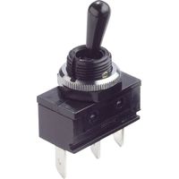 Interrupteur à levier 1 x On/Off/On 250 V/AC 16 A – Homologation ENEC, UL, CSA – Capuchon de protection à commander séparément – Arcolectric