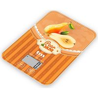 TM Electron TMPBS028 Küchenwaage mit Digitalanzeige, UltraSlim mit Vintage-Birnen-Design, 4 Sensoren, Back to 0, Ideal zum Backen und für Lebensmittel, bis zu 5 kg
