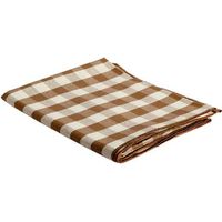 ANDREA HOUSE MS22045 Mantel Vichy Marron 140X200Cm - ref: MS22045