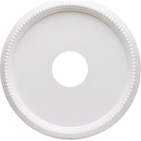 Rosace de plafond décorative 40 cm – ABS blanc robuste – Diamètre ouverture 10,2 cm – Facile à installer pour luminaires – Westinghouse