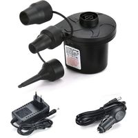 Pompe à Air Électrique Gonfleur Dégonfleur, Pompe Electrique avec 3 Buses Gonfleur Matelas Gonflable pour Matelas Pneumatique, Matelas Gonflables, Pataugeoire,Anneau de Natation (Maison/Voiture)