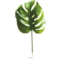 Feuille de Philodendron x6 H39cm Plastique ext. D15cm Originale