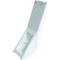 Taquet d'assemblage SYSTEMTAC 103 + haut 3 trous 24 x 33 x 33 mm blanc sachet de 50 pièces - PRUNIER