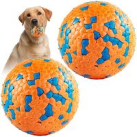 2 pièces balles pour chiens, balles pour chiens indestructibles, balles pour chiens, balles de tennis pour chiens, balles de tennis pour chiens, jouets interactifs pour chiens, balles pour chiens inde