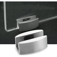 Guida a pavimento Ineasicer per porte scorrevoli in vetro, guida a rulli a pavimento in acciaio inox 304, accessori per sistemi di porte scorrevoli