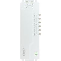 Amplificateur TV intérieur 22 dB réglable – Répartiteur TNT/DAB 2 entrées – 6 sorties – Protection anti-5G et parasurtenseur intégré – Sedea