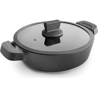 Tarteform Lacor mit Titanium Pro Deckel mit Antihaftbeschichtung, Aluminium, 5,7 Liter - 32 cm