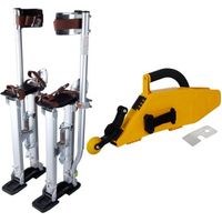 Kit échasses aluminium KRTools 38 à 58 cm + banjo MudDog Tapetech