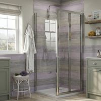 Duchy Pentire 6mm Bi-Fold Shower Door 800mm Wide