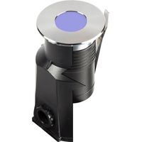 Encastré de sol extérieur MINI ZEPH 230 rond inox bleu 0,5W - EUROPOLE - 544212