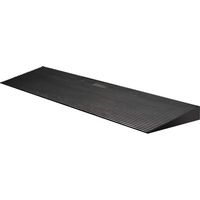 Wiltec Rampa in gomma per soglia 900x250x45mm max 50 t, flessibile e antiscivolo, per porte e dislivelli