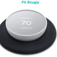 Eosnow Couvercle de plaque murale de remplacement pour Thermostat Nest, en Silicone souple, résistant à l'usure, Installation facile, accessoire de support