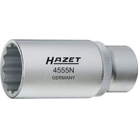 HAZET Einspritzdüsen-Werkzeug 4555N Vierkant hohl 12,5 mm (1/2 Zoll) Außen-D