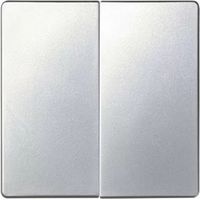 Simon 82026-33 - Double key Matte aluminum