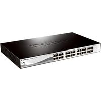 Switch D-Link DGS-1210-28P 28 Puertos RJ45/ 10/100/1000/ SFT/ PoE