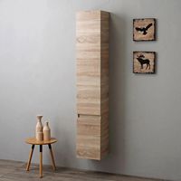 Colonna Bagno Sospesa Con 2 Ante Rovere