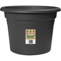 FLORUS - Pot Mediterran Cilindro 35cm anthracite