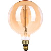 Ampoule LED globe à filament déco - Xxcell - E27 - 6,5 W - 806 lm - 2700 K - D. 200 mm - Ambrée