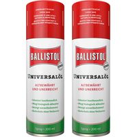 Spray d'huile universelle BALLISTOL, 200 ml, 2 pièces