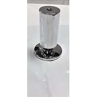 PIEDINO IN ABS CM. 9 CROMO P1808. Prezzo per 1 pezzo.