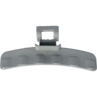 vhbw Poignée compatible avec Samsung WF0804W8E /XEC /XEU machine à laver plastique gris