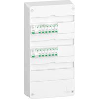 Schneider – Tableau équipé à encastrer 3 rangées – 13 modules – Pré-câblé pour installation rapide – Logement type T3/T4