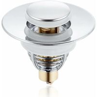 1pc Sink Plug, Pop-Up Sink Waste, Universal Stainless Steel Anti-Clog Sink Drain Filter, for 32-38mm Drain Hole Sink Basin Kitchen Bathroom