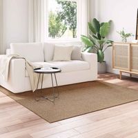 vidaXL Area Rugs Square AGIRA Natural 120 x 120 cm Polyester