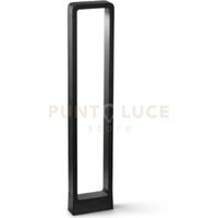 NATURE PALETTO DA ESTERNO 4000K 698LM 12W IP65 NERO H.80CM